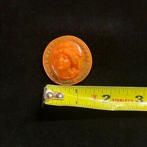 Vintage Orange Broach